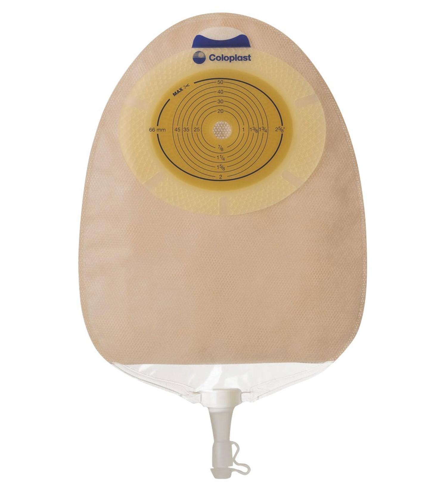 Coloplast Inc 6211817 Sensura Xpro Convex Light Extended Wear Urostomy Pouch Pre-Cut 1" Transparent Coloplast Inc - Box 10
