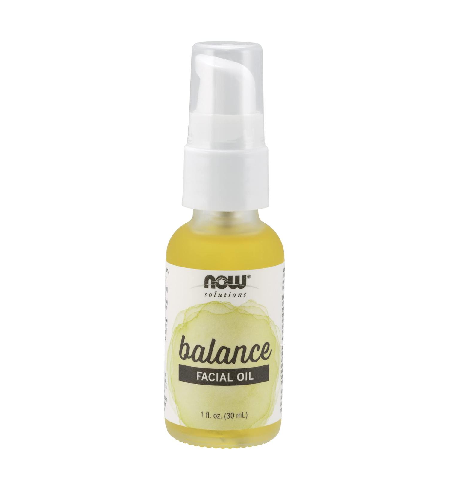 Now Foods Solutions Facial Oil Balancing 1 fl oz - Hydrating & Nourishing Skincare - Buy Online on GoSupps.com