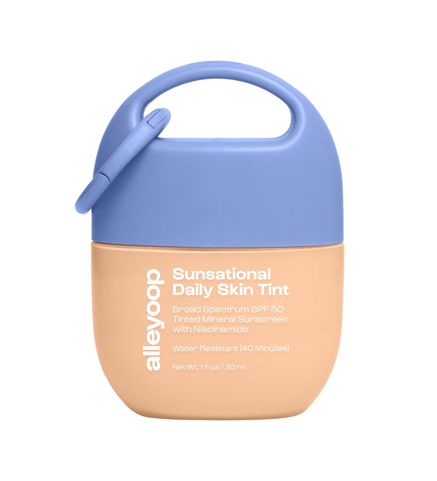 Alleyoop Sunsational Tinted Moisturizer SPF 50 for Face Broad Spectrum 100% Mineral Face Sunscreen with Jojoba Hydrating & Soothing Tinted Sunscreen Vegan & Cruelty-Free (Dawn) - Buy Online on GoSupps.com