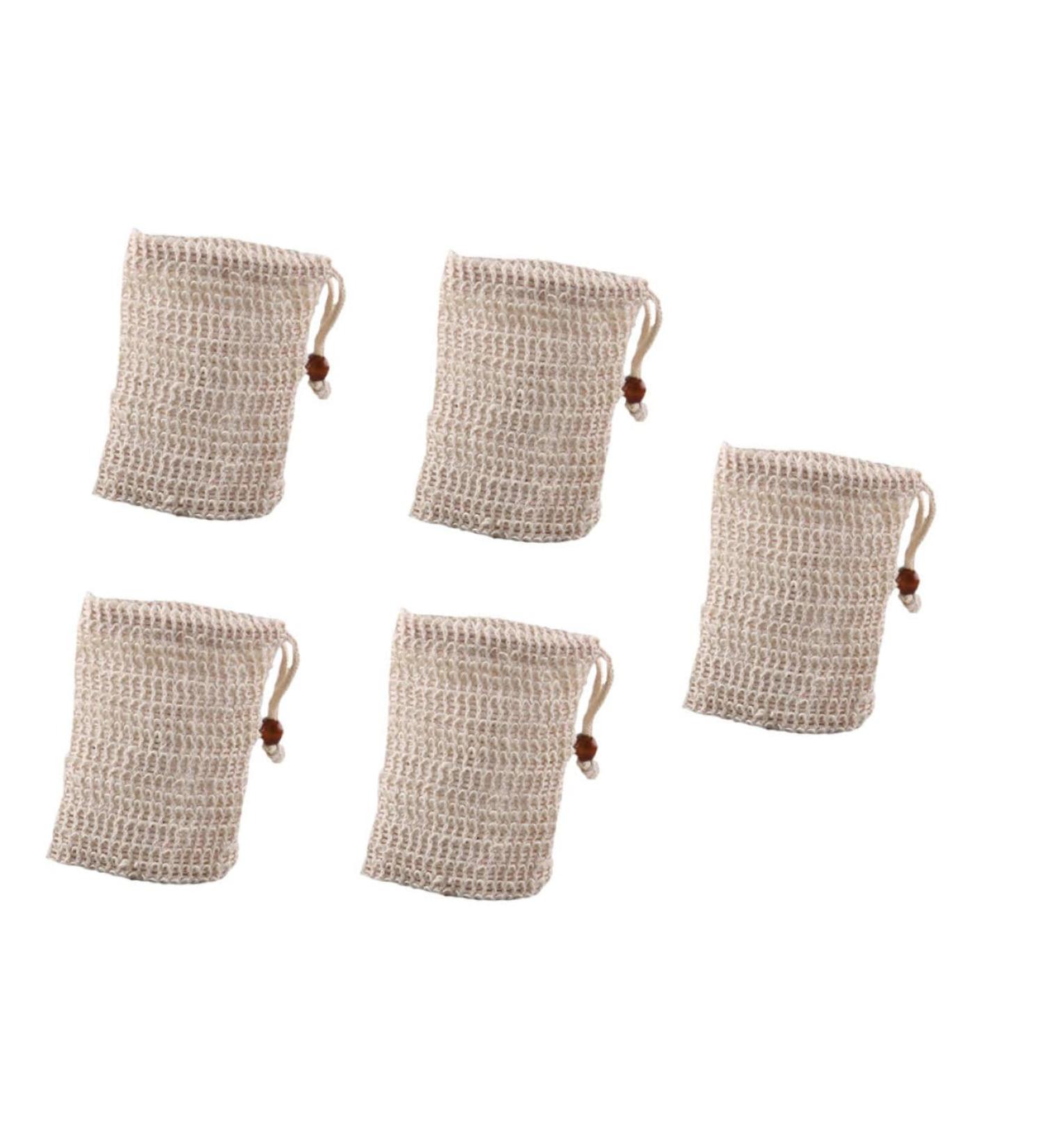  Beaupretty Beaupretty 5 Pieces Sisal Saver Mesh Pouch For Foaming Saver Exfoliator Sachet - Buy Online on GoSupps.com