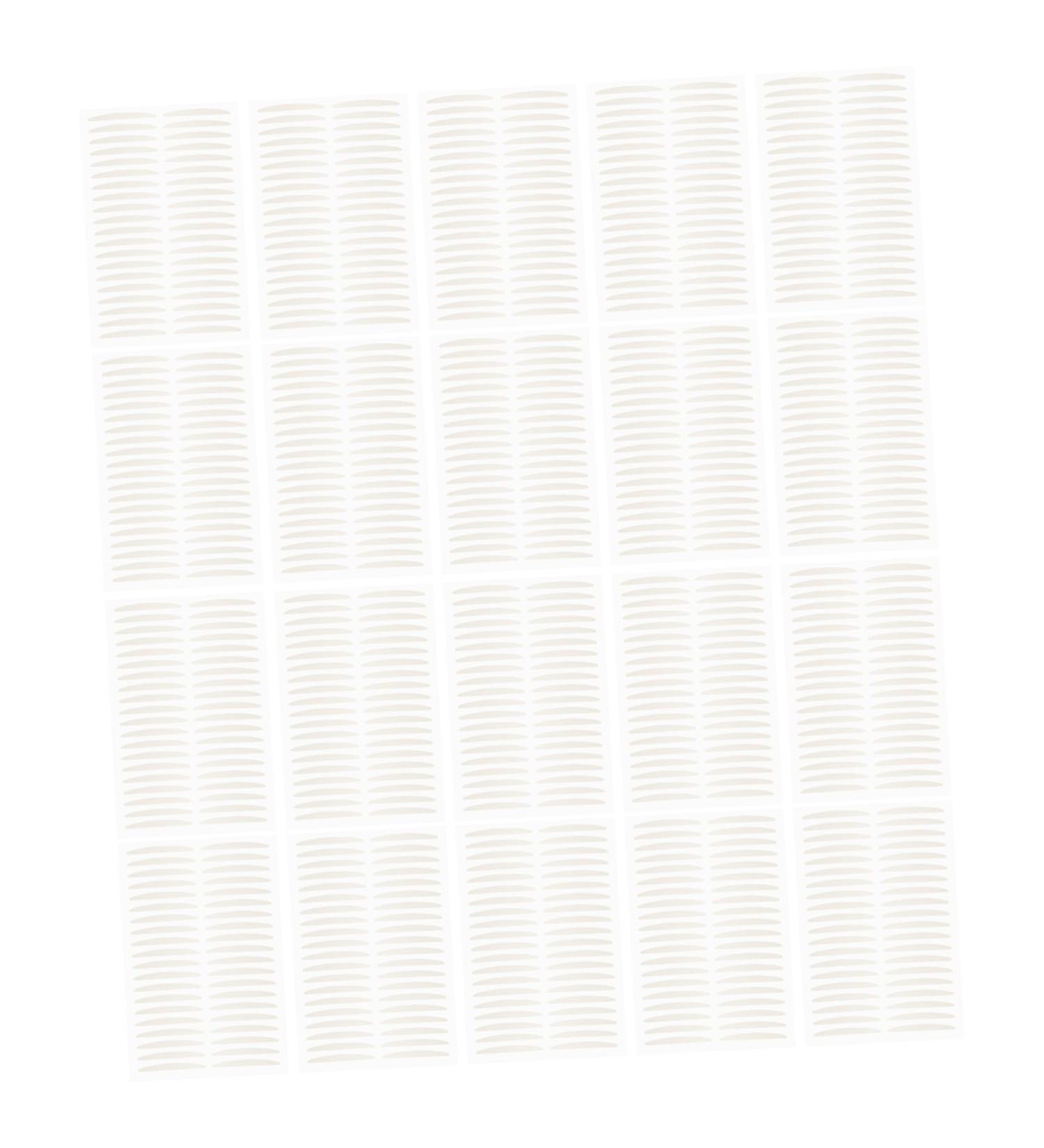 Housoutil 20 Sheets Double Eyelid Sticker Tape Makeup Tool Beauty Supplies Tool Stickers Glue- Self Adhesive Makeup Stickers Invisible Eye Stickers Cosmetic Beauty Products - Buy Online on GoSupps.com