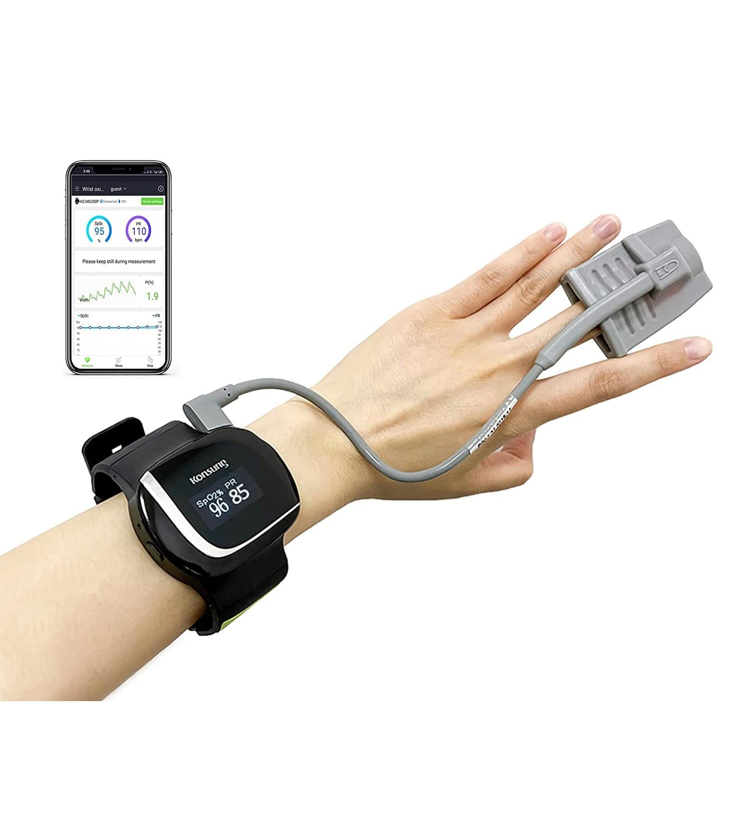 Buy Bluetooth Pulse Oximeter for Sleep Monitoring | Accurate SpO2 & PR Measurement | Free iOS & Android App | International Shipping - Buy Online on GoSupps.com
