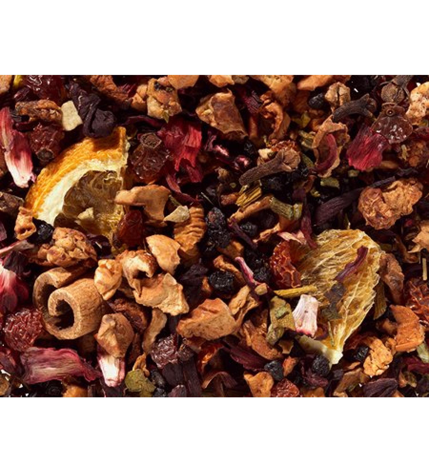 Feuerzangenbowle M lange de th aux fruits aromatis vin rouge orange et cannelle 1 kg