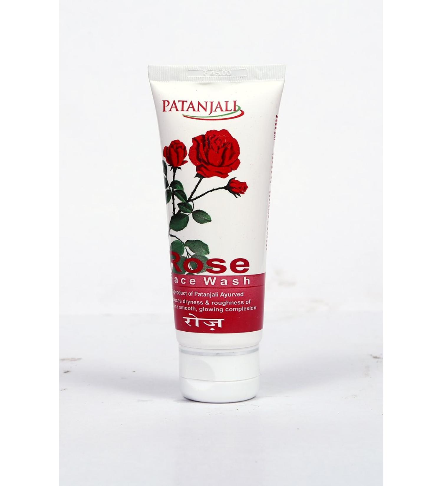 PATANJALI Rose Face Wash 60 G