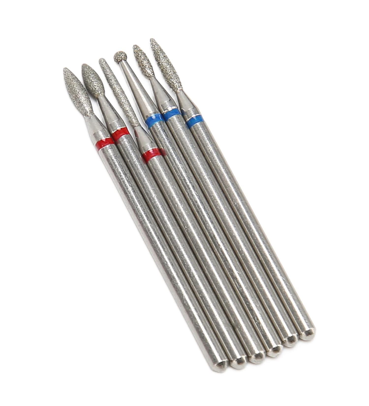 6PCS Tungsten Steel Cuticle Remover Bit Set for Fast Gel Removal Multi Functional Rotate Freely Suitable for Manicure Pedicure - Buy Online on GoSupps.com