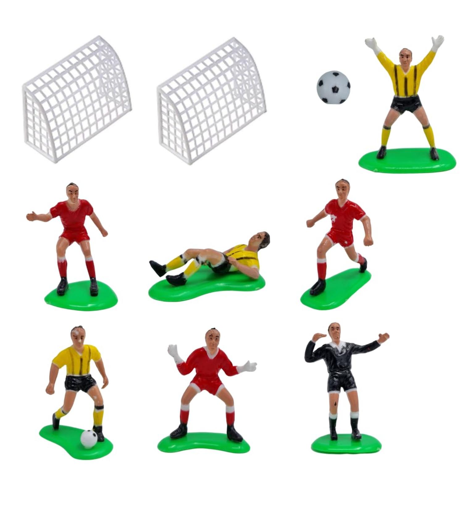 Dekora Football Cake Toppers Birthday Cake Decoration Football and Sport Themed Cake 7 Figures 2 Goals and 1 Ball - Buy Online on GoSupps.com