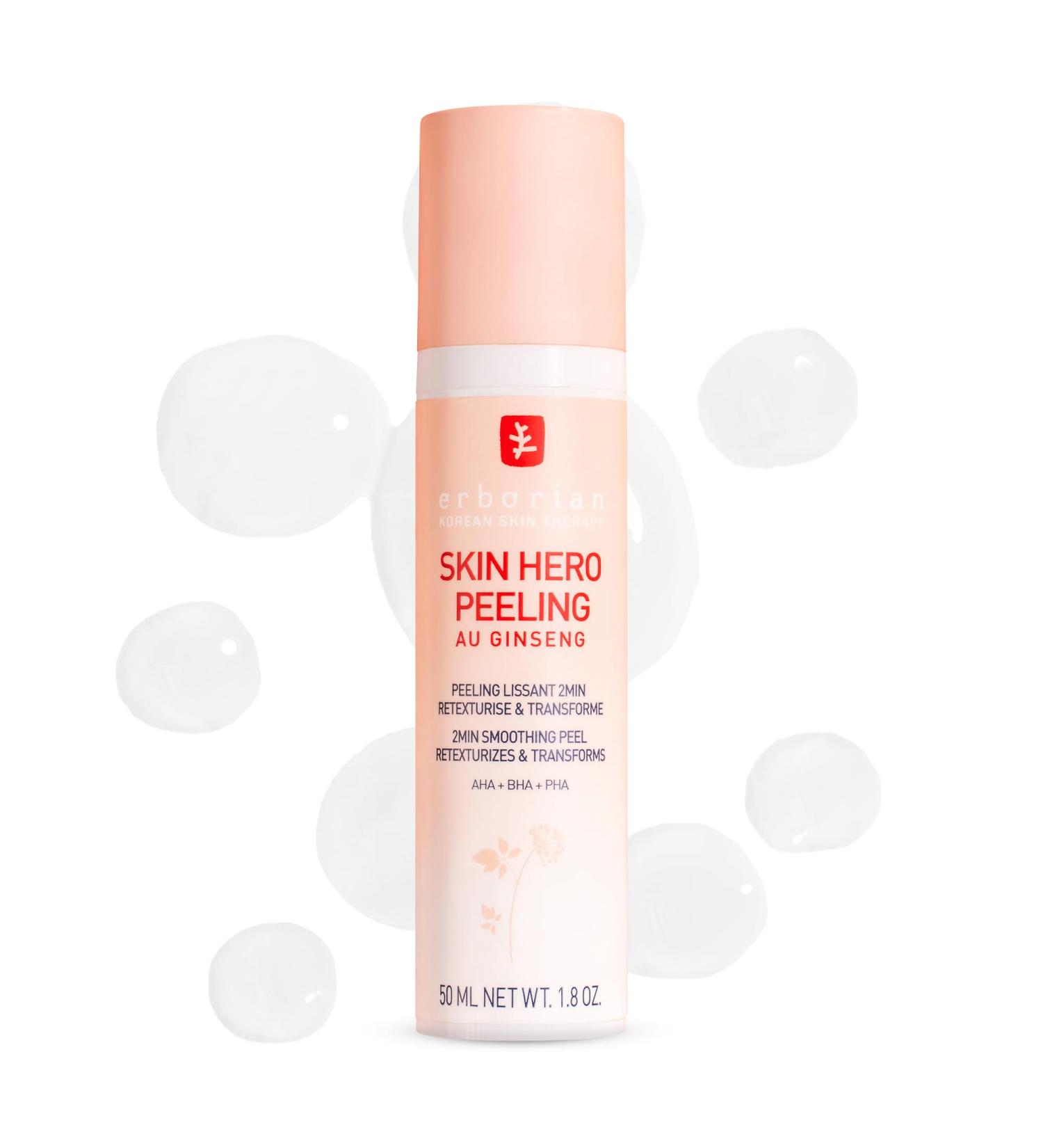 Erborian Skin Hero Facial Peel Mask - White Ginseng Reduces Pores & Fine Lines Korean Skincare 1.8 Oz - International Shipping Available - Buy Online on GoSupps.com