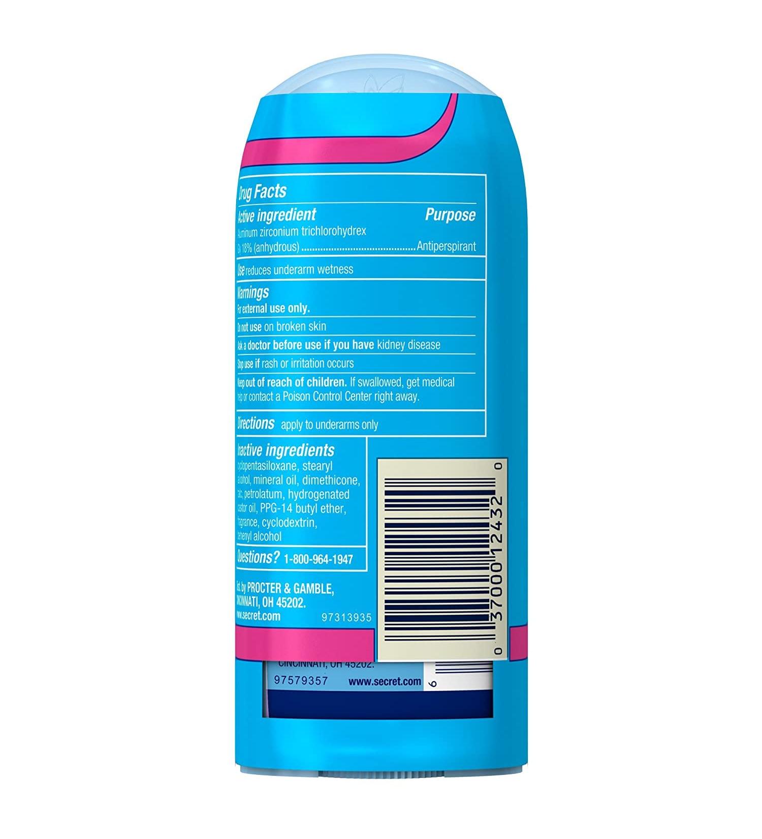 Secret Deodorant Powder Fresh Solid 2.6oz Twin Pack - 2 Pack Value Bundle - Buy Online on GoSupps.com