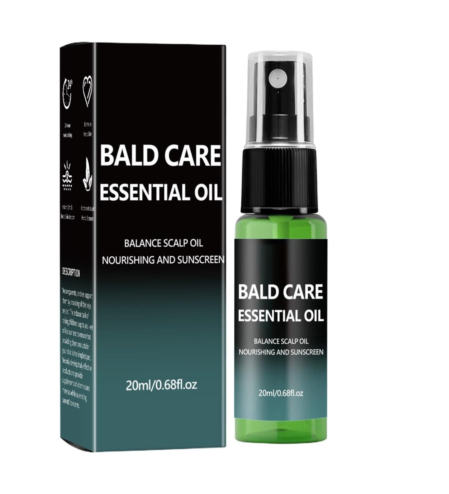 Bald Scalp Care | 20ML Soothing Natural Liquid Scalp Moisturizer | for Follicles Tension and Irritation. Suitable for Men Dads Colleagues and Girlfriends - Buy Online on GoSupps.com