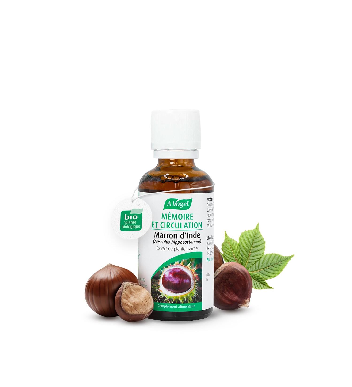 A.VOGEL Horse Brown Memory & Circulation - Lymphatic Drainage Fights heavy swollen & painful legs Fresh Plant Extract 50 ml - Buy Online on GoSupps.com
