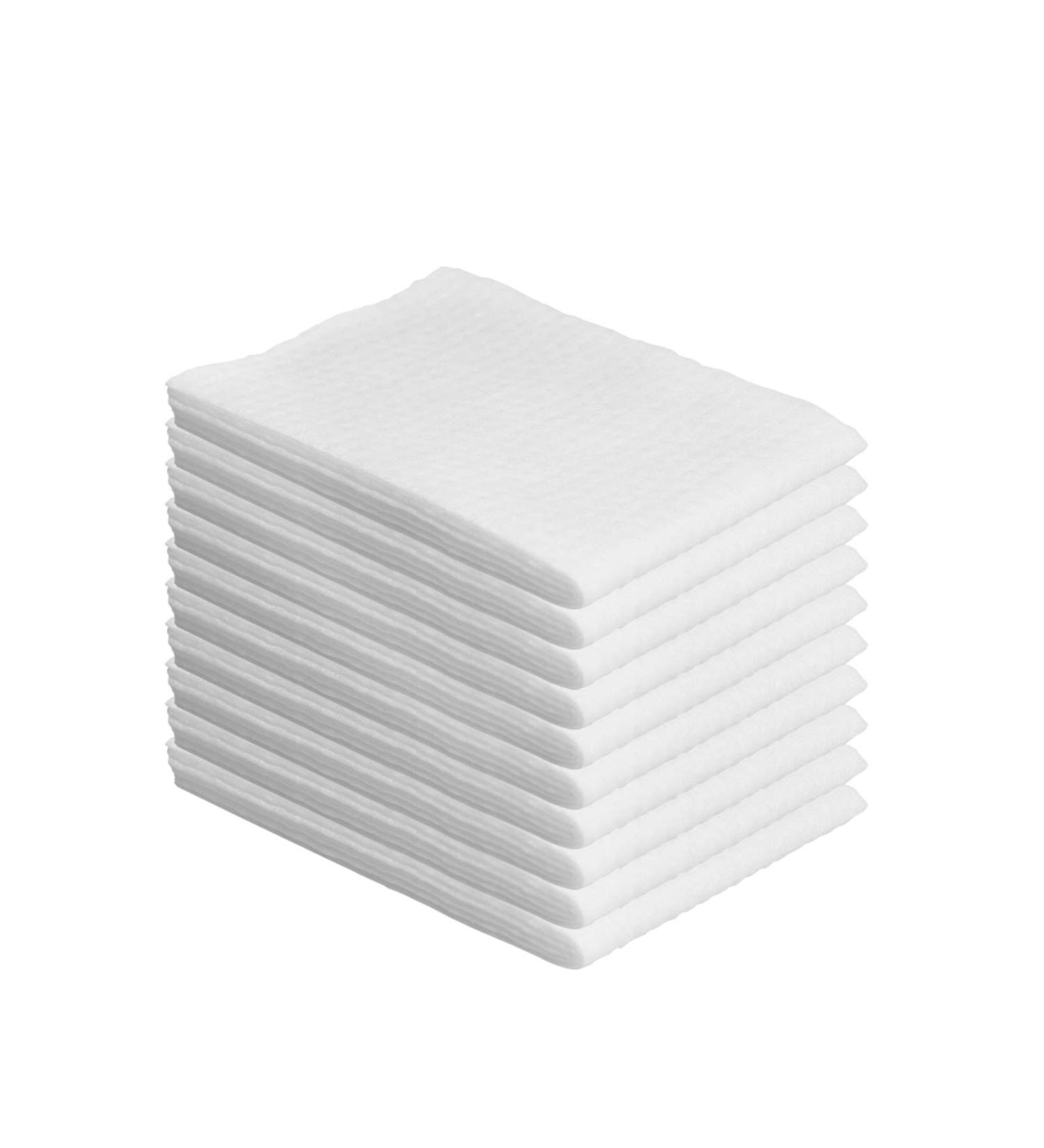 White Disposable Bath Towels 50 Count - Large Size 25.6IN*11.8IN - Spa and Salon Quality Guest Towels for Bathroom - Softness for Hair, Face, and Body Use - Buy Online on GoSupps.com