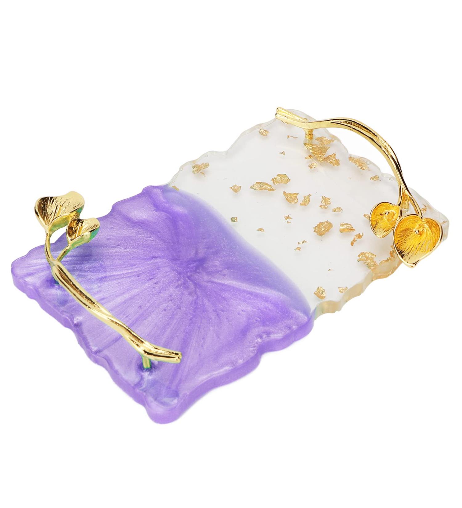  MAMJENNI Mixed color palette for nail art prevents nails from slipping semi-transparent gel (purple) - Buy Online on GoSupps.com