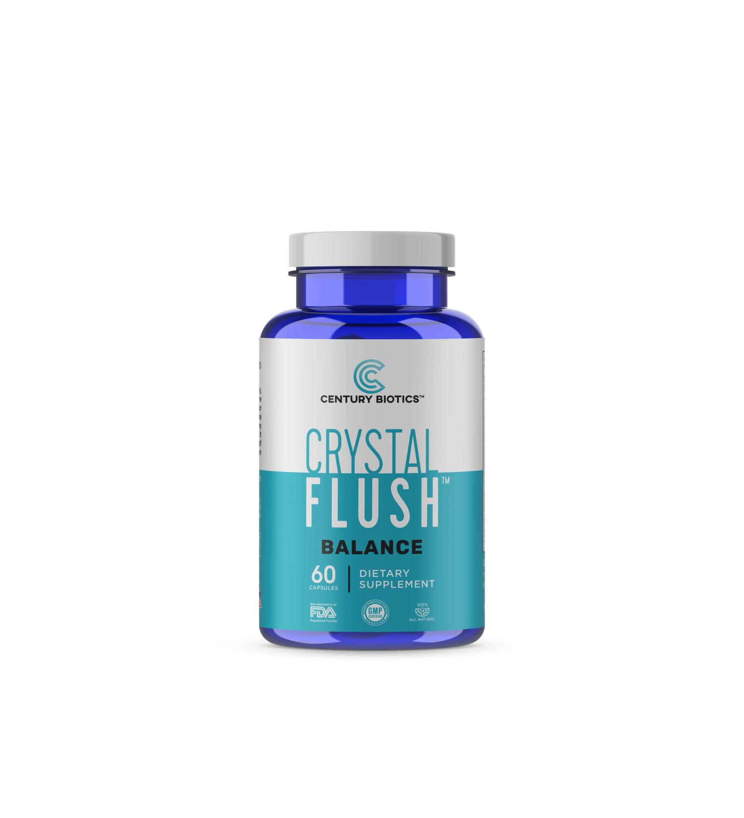 Crystal Flush Balance Feet Fungus Dietary Supplement - Toe Nail Fungus Treatment & Foot Repair - 60 Capsules - Buy Online on GoSupps.com