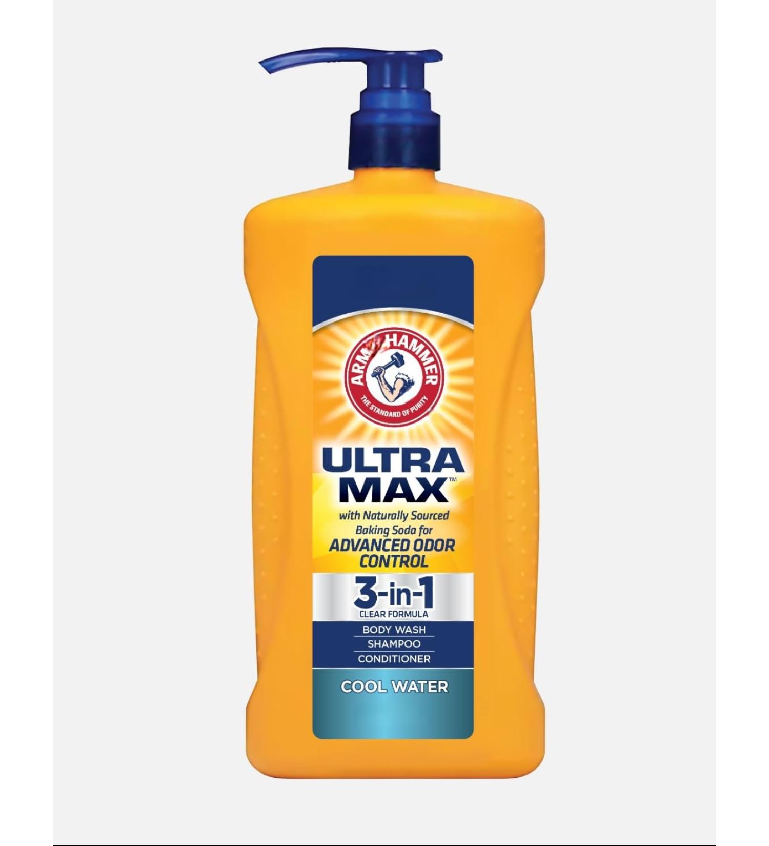 Arm & Hammer Ultra Max 3-in-1 Body Wash - Cool Water 40oz | Shop Internationally - Buy Online on GoSupps.com
