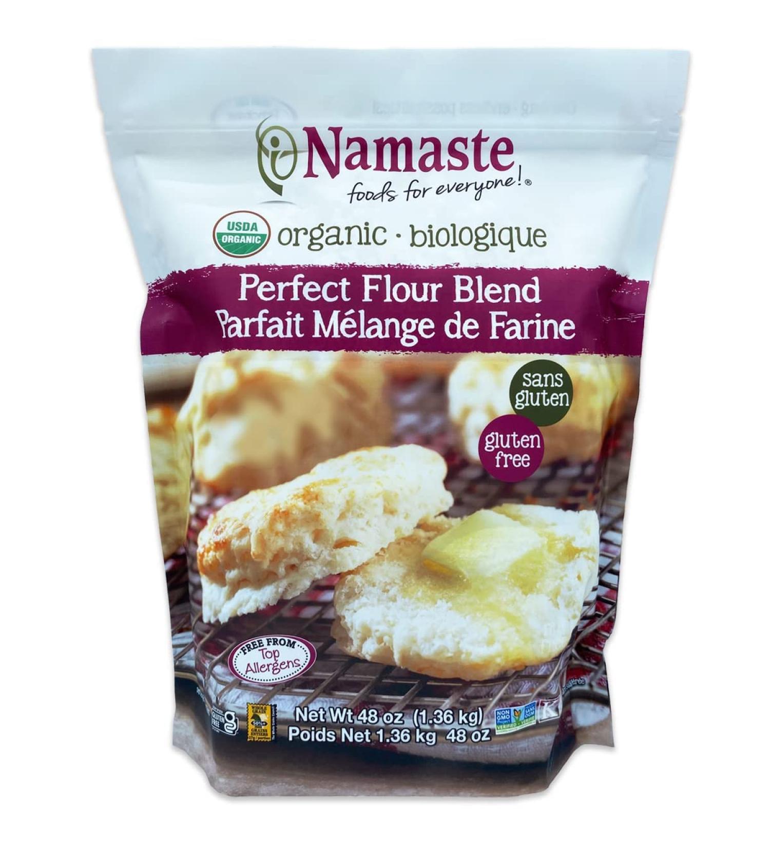 Namaste Foods Organic Gluten Free Perfect Flour Blend - 48 Oz | Healthy Baking Mix - Buy Online on GoSupps.com