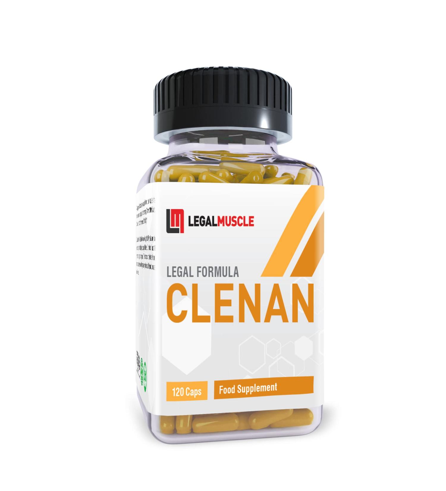 CLENAN - Legal Muscle - Advanced Bodybuilding Supplement - 120 Vegetarian Capsules - 30 Days Supply - UK Manufactured