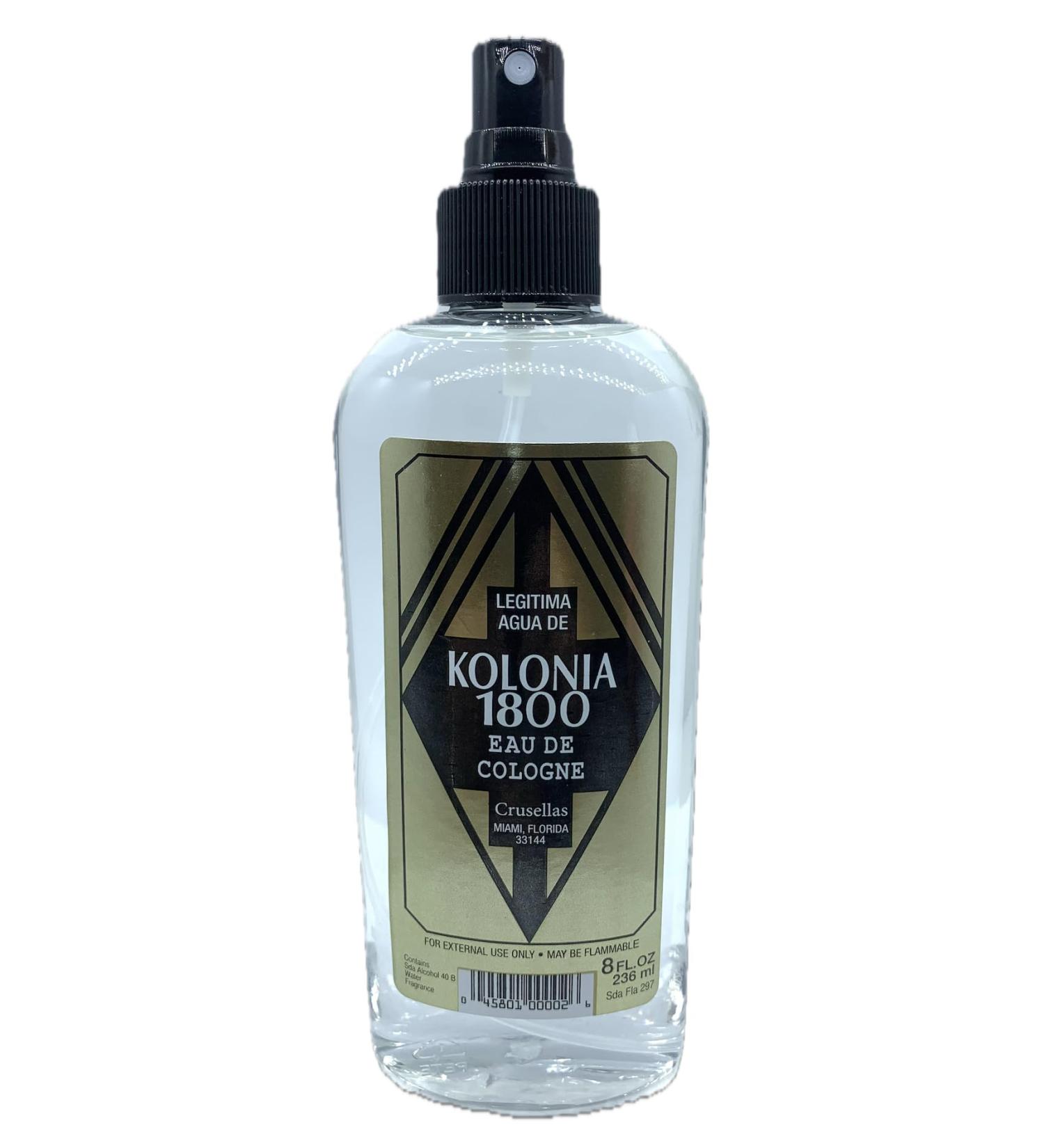 Legitima Agua de Kolonia 1800 Natural Pump Spray Cologne 8 Fl. Oz. 8 Fl Oz (Pack of 1)