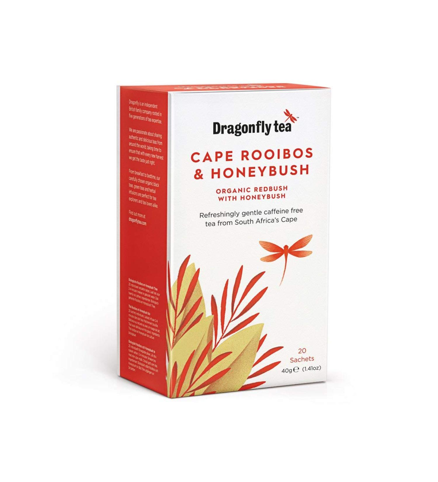DRAGONFLY TEAS | Cape Rooibos & Honeybush | 4 x 20 Bags (UK)