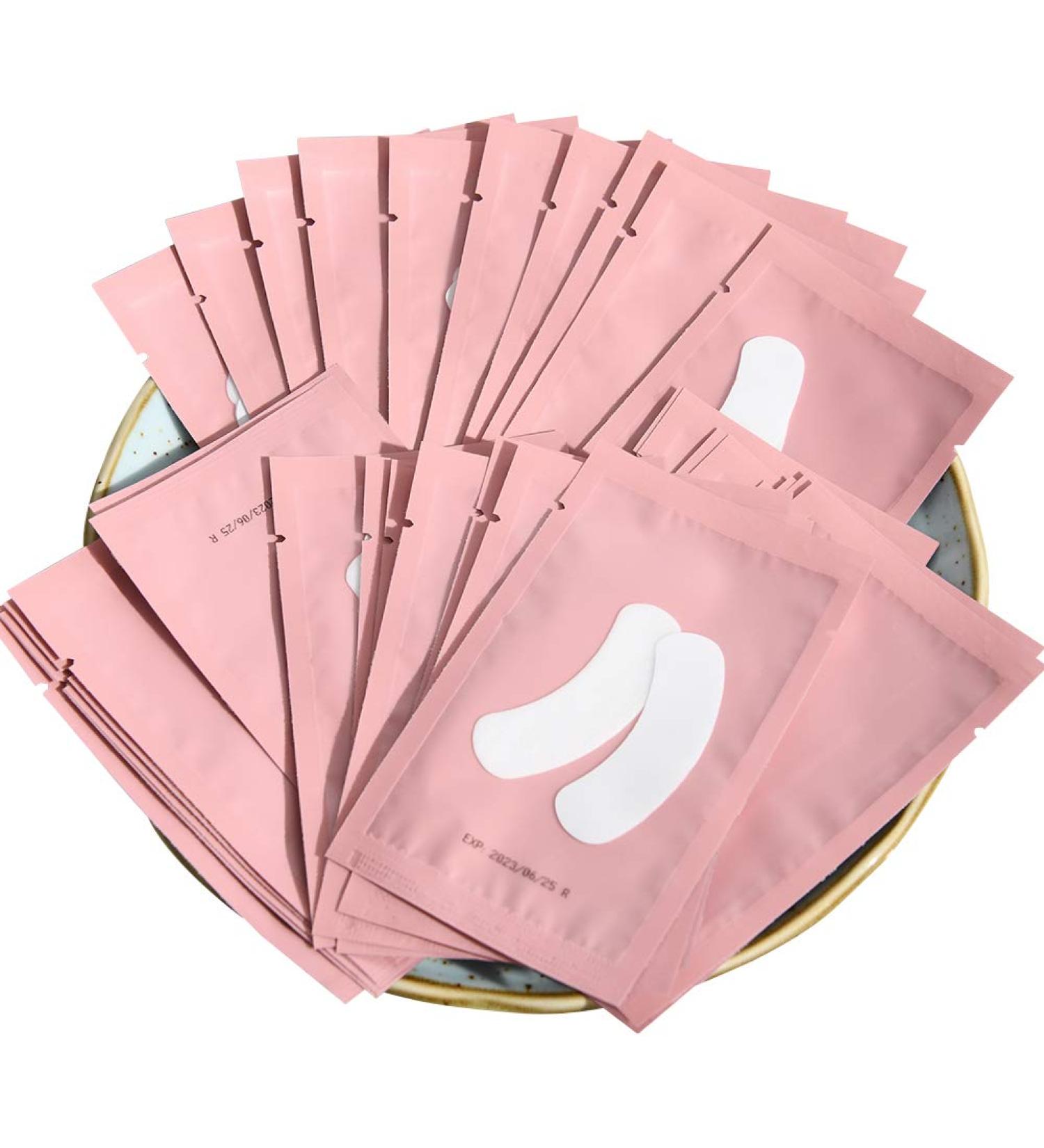 50 Pairs of Mini Pink Eye Pads for Eyelash Extensions - Under Eye Patches & Accessories | Well-LunaMoon - Buy Online on GoSupps.com