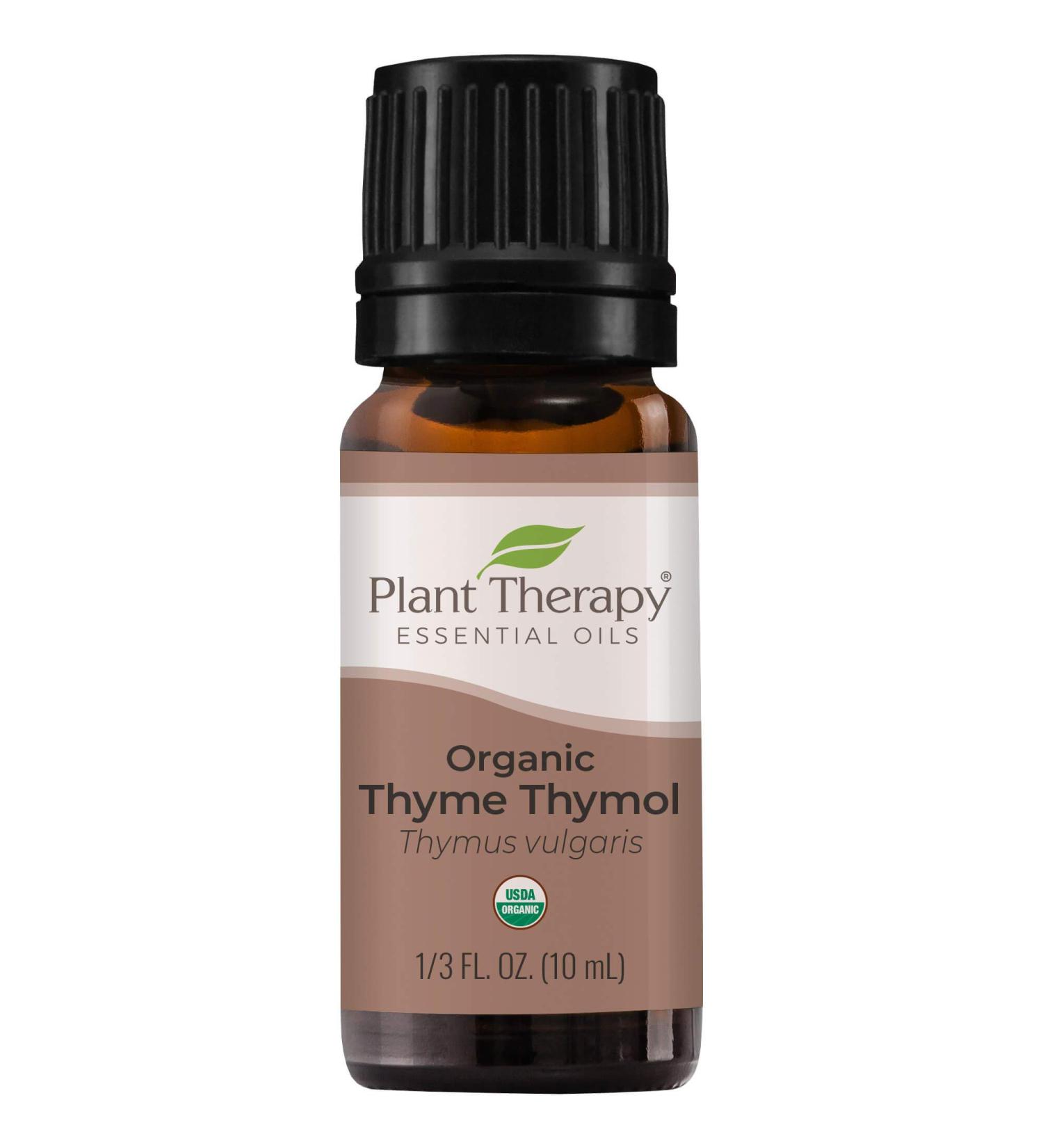 Plant Therapy Thyme Thymol Organic Essential Oil 10 mL (1/3 oz) 100% Pure Undiluted Therapeutic Grade Thyme 0.33 Fl Oz (Pack of 1) - Buy Online on GoSupps.com
