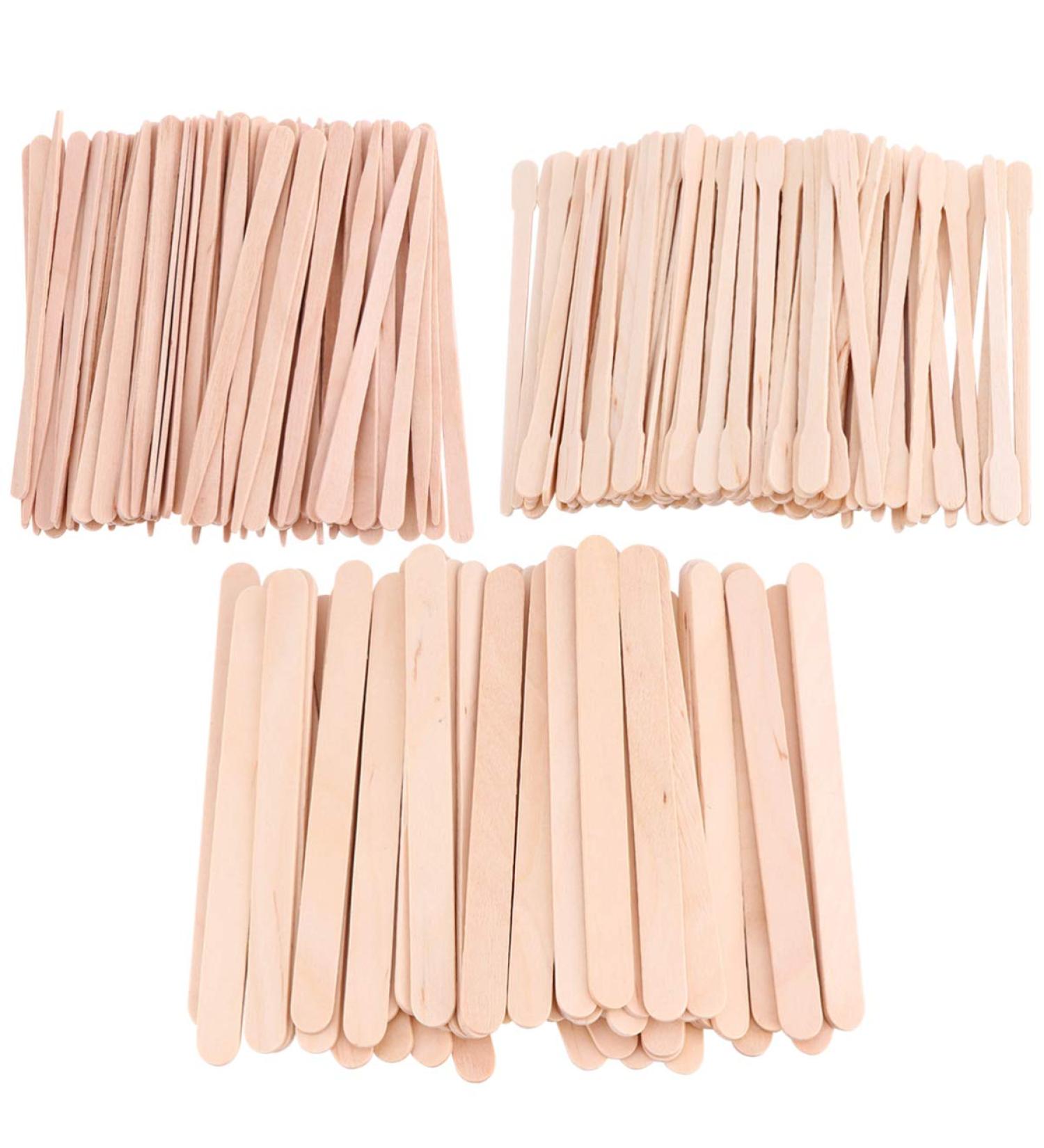 Lurrose 600 Pcs Disposable Wooden Sticks - Perfect for Waxing Sugar Paste Craft & Hair Removal Spatula - Buy Online on GoSupps.com