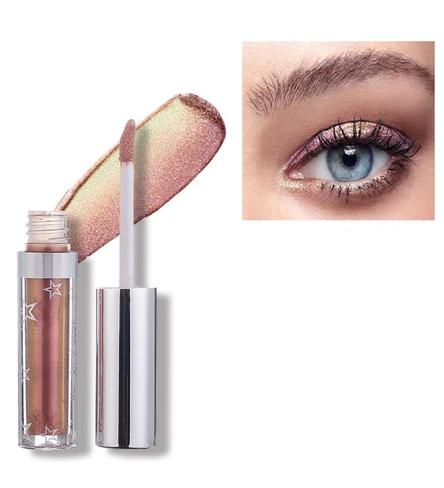 Allbesta Long Lasting Shiny Glitter Liquid Eyeshadow Pen - Waterproof Metallic Makeup #112 Pinch Me - International Shipping Available - Buy Online on GoSupps.com
