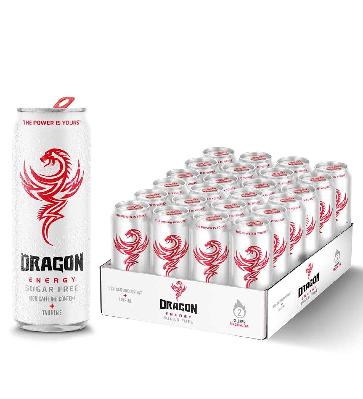 Dragon Energy Sugar Free 24 x 250 ml Ingwer 24 x 250 ml - Buy Online on GoSupps.com