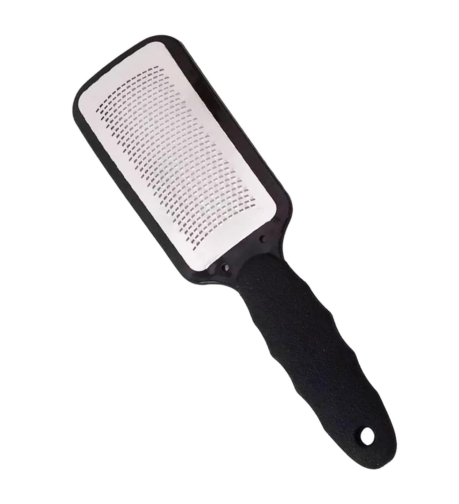 Stainless Steel Foot Callus Remover - Professional Pedicure Tool for Hard, Tough Skin - Home & Salon Use (Black) - Buy Online on GoSupps.com