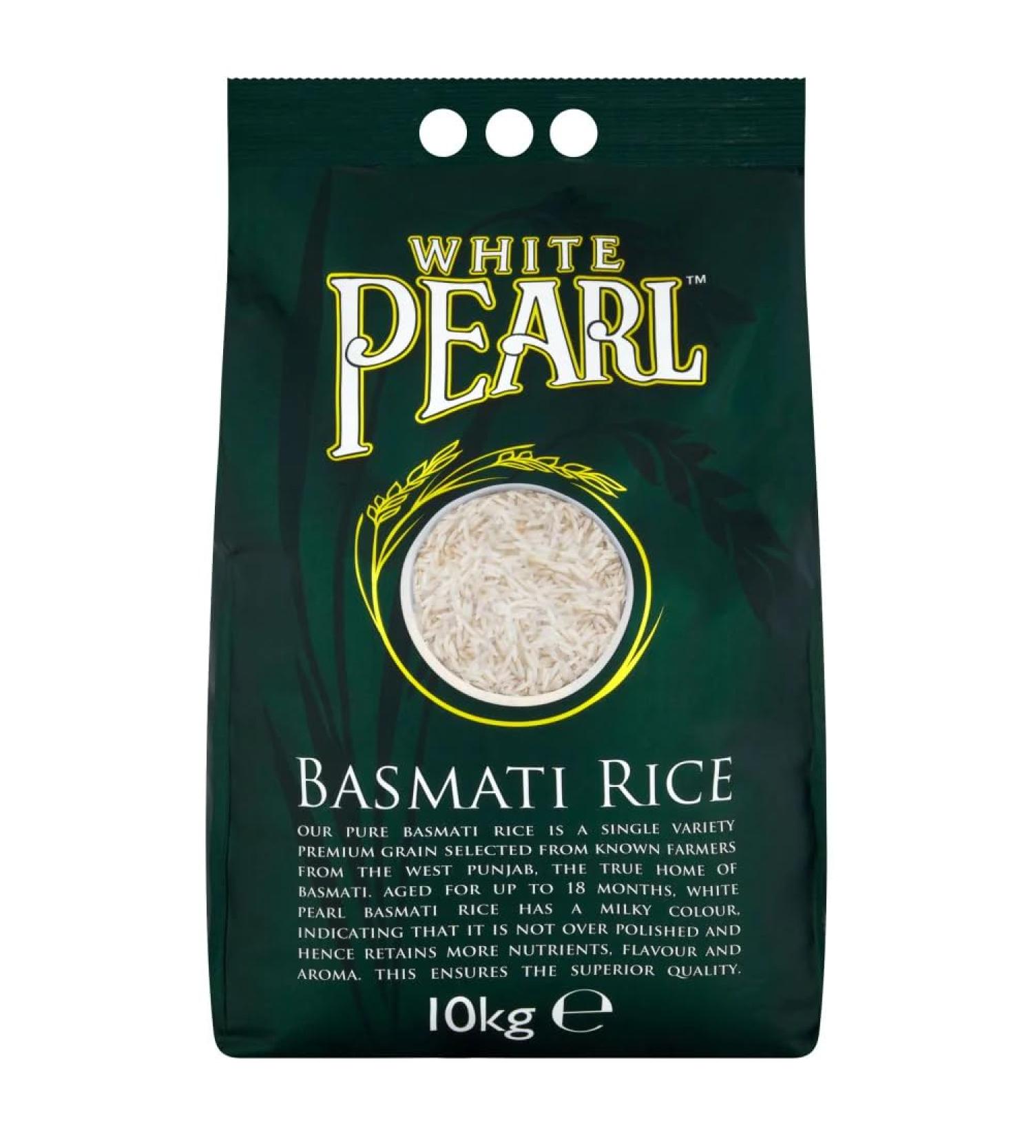 White Pearl Basmati Rice 10kg-Food