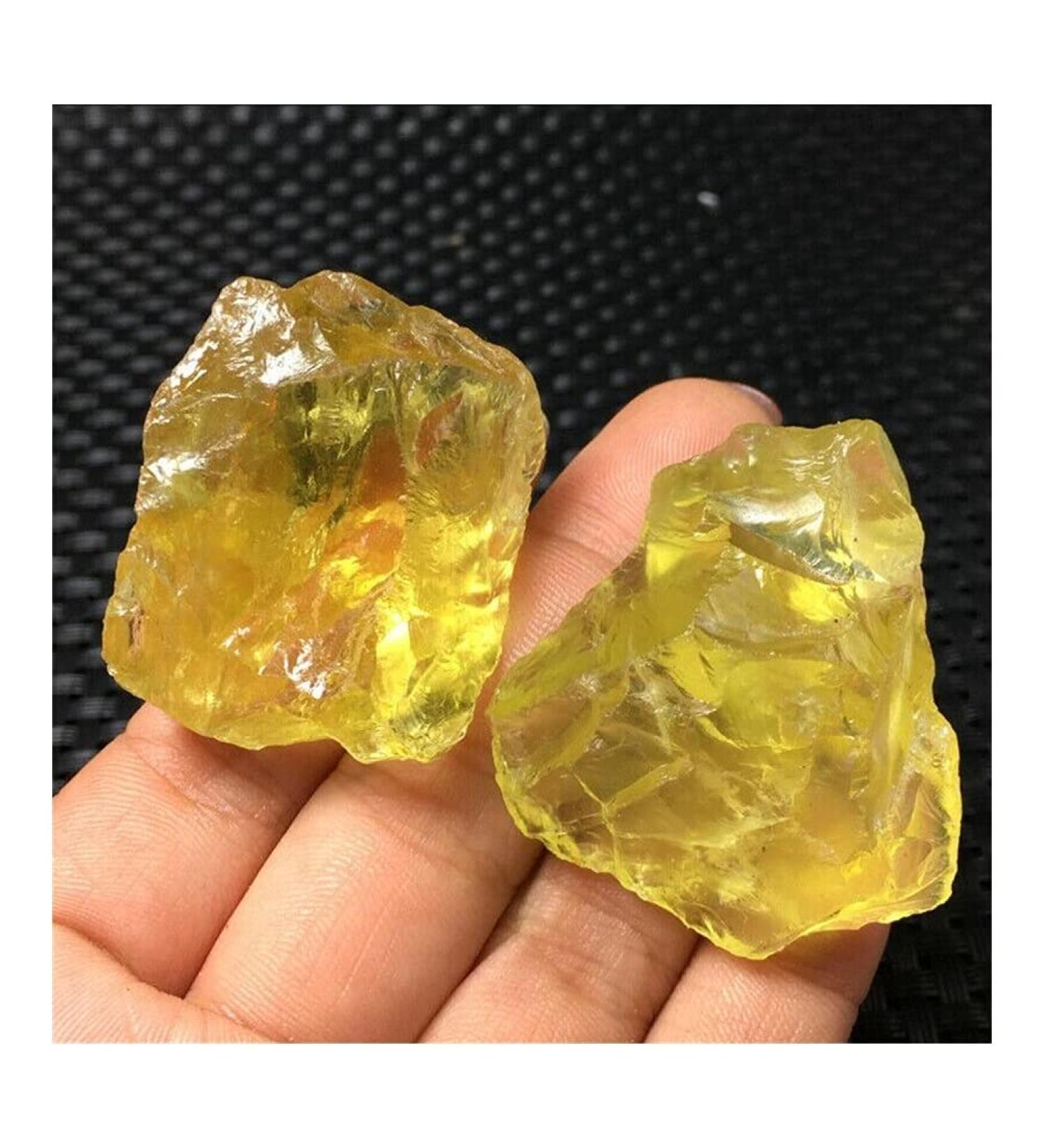 Decorative Ornaments 50g-55g Natural Citrine Crystal Rough Raw Stone Rock Specimen Brazil kaixun - Buy Online on GoSupps.com