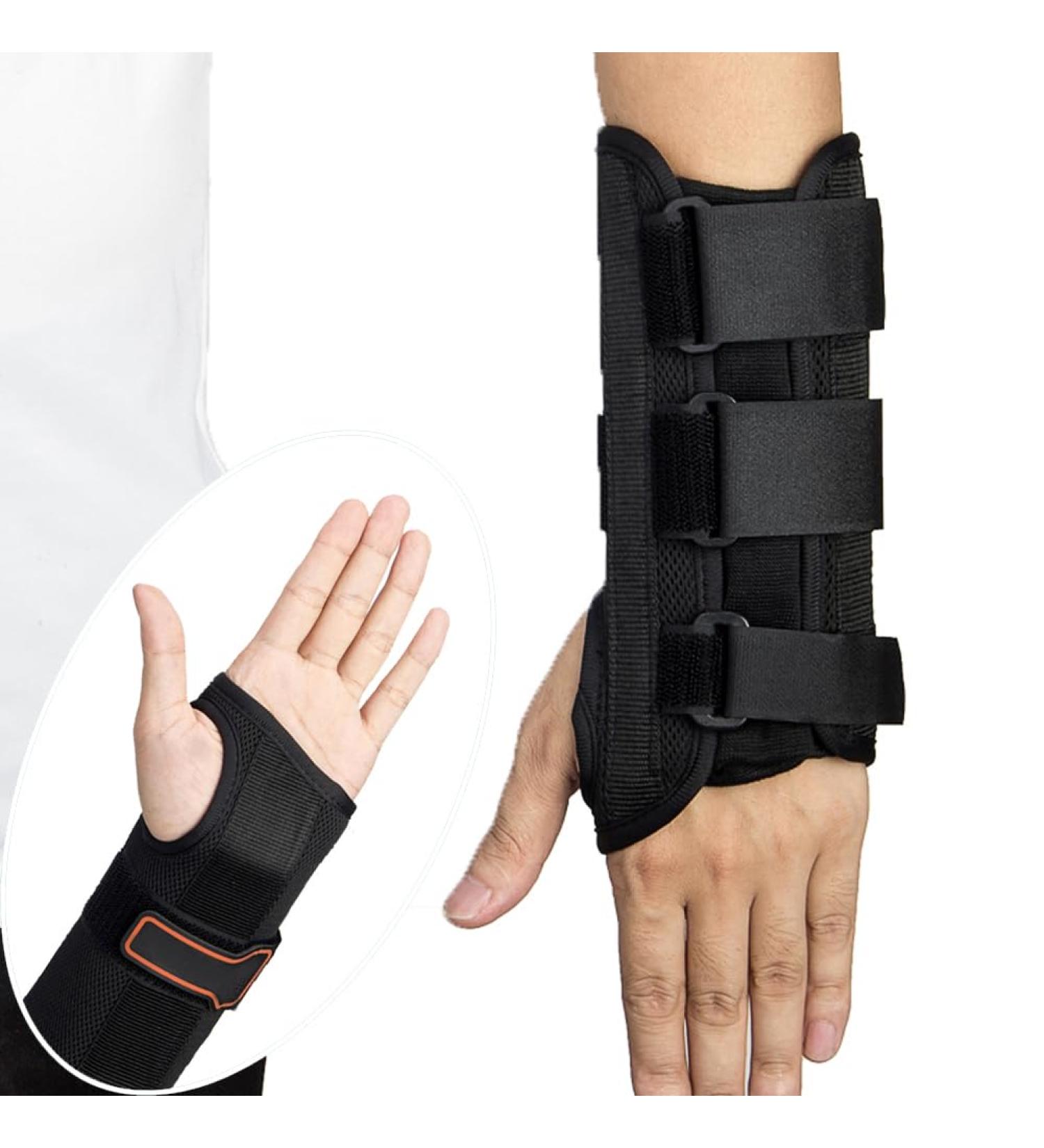 Wrist Brace for Carpal Tunnel Relief | Night Splint & Support for Arthritis & Tendonitis - Medium Left Hand - Buy Online on GoSupps.com
