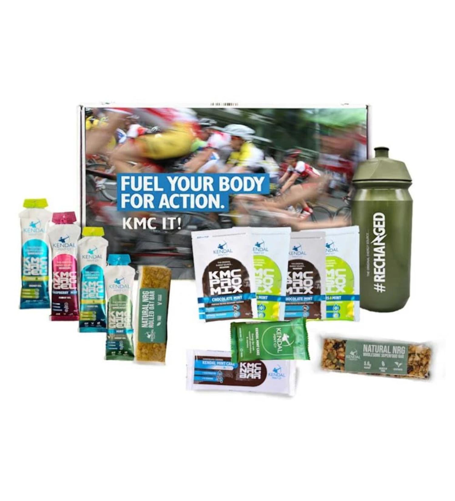  Kendal Mint Co. Cycle Nutrition Pack | Try the entire range | 13 products including energy bars energy gels isotonic mix and recovery mix | Subject to change (13 - Buy Online on GoSupps.com