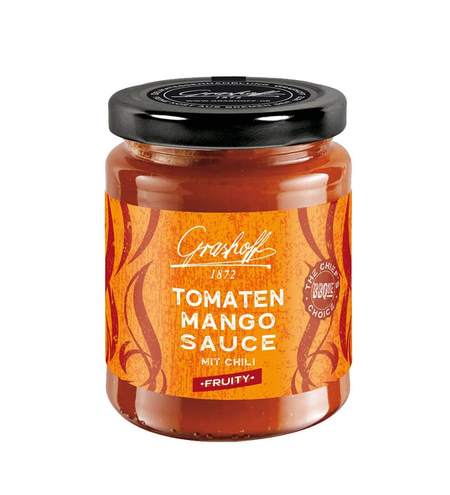 Grashoff Grashoff Tomato and Mango Sauce Gluten Free Lactose Free Vegetarian 200ml