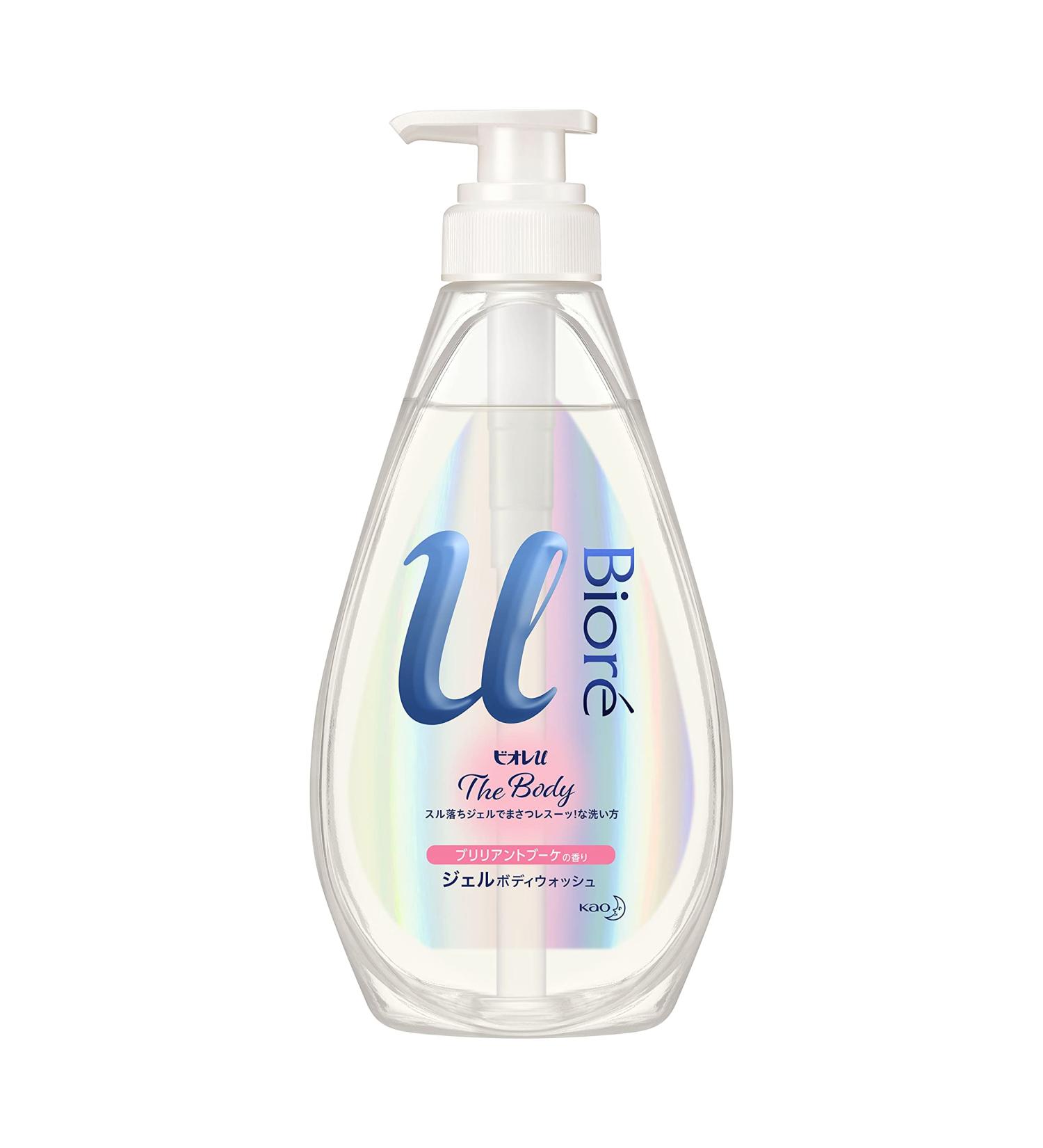 Biore U The Body Gel Body Wash - 480ml - Brilliant Bouquet - Buy Online on GoSupps.com