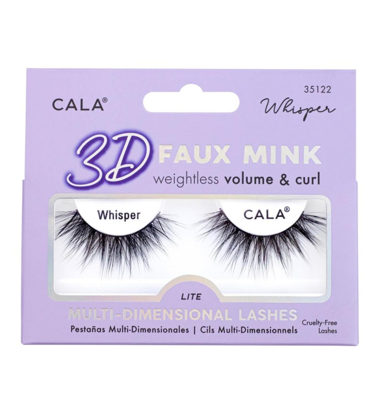 3D Faux Mink Lashes - Whisper | Luxury Eyelash Extensions for Stunning Eyes | International Shipping Available - Buy Online on GoSupps.com