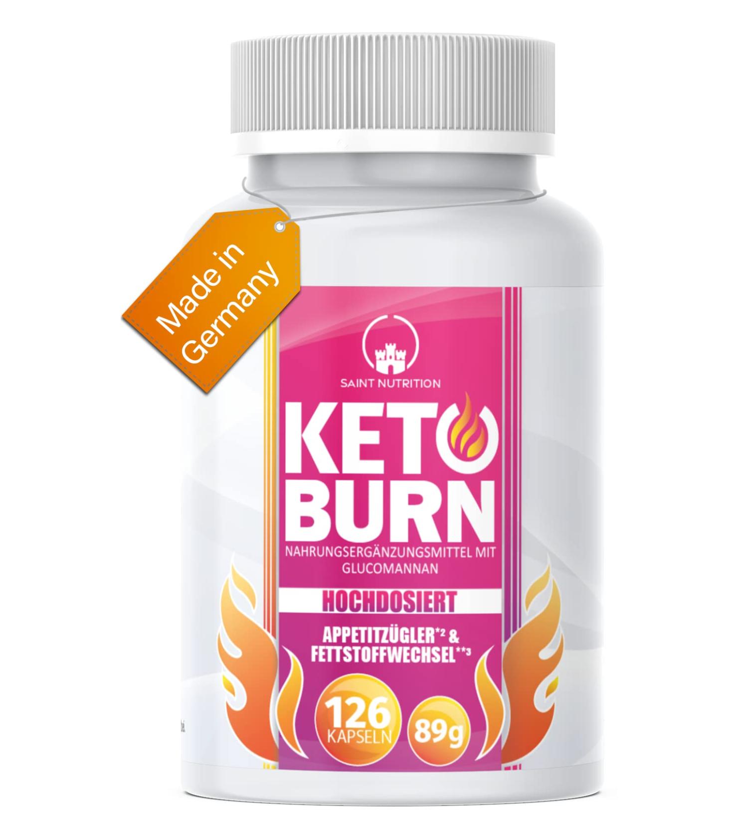 Keto Burn * Appetite Suppressant Capsules - Boost Metabolism & Weight Loss for Men & Women | High-Dose with Glucomannan Choline B1 + B6 | 21-Day Fast & Strong Supplement - Buy Online on GoSupps.com