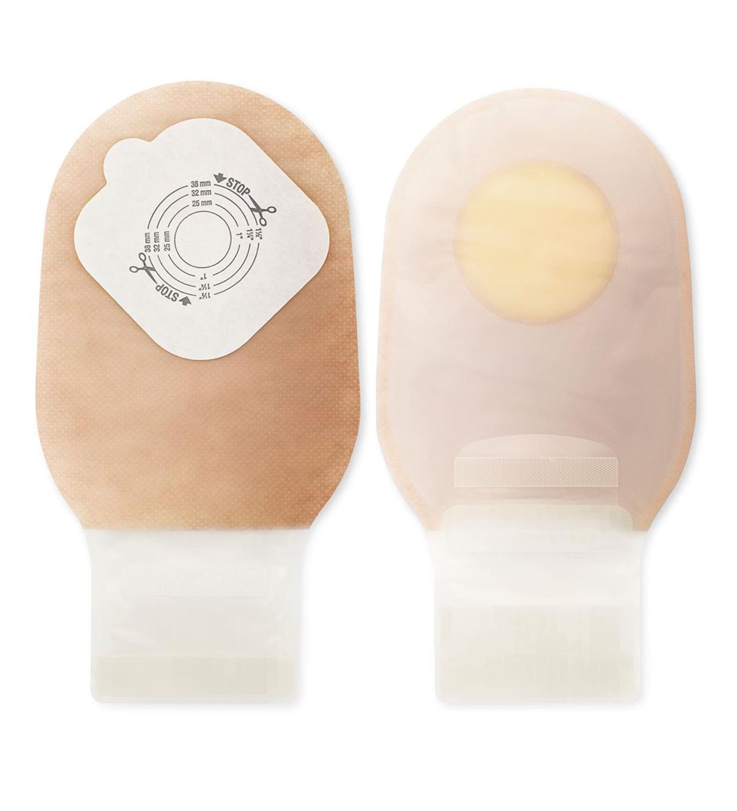 Hollister Ostomy Pouch Pouchkins One-Piece System - 6.5" Length 38mm Stoma Drainable Trim to Fit (#3796) - Buy Internationally - Buy Online on GoSupps.com