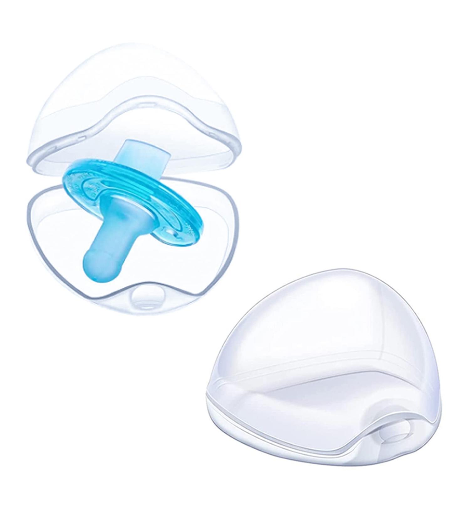 2 PCs Transparent Pacifier Box - Portable & Dustproof Storage Container for Babies - Buy Online on GoSupps.com