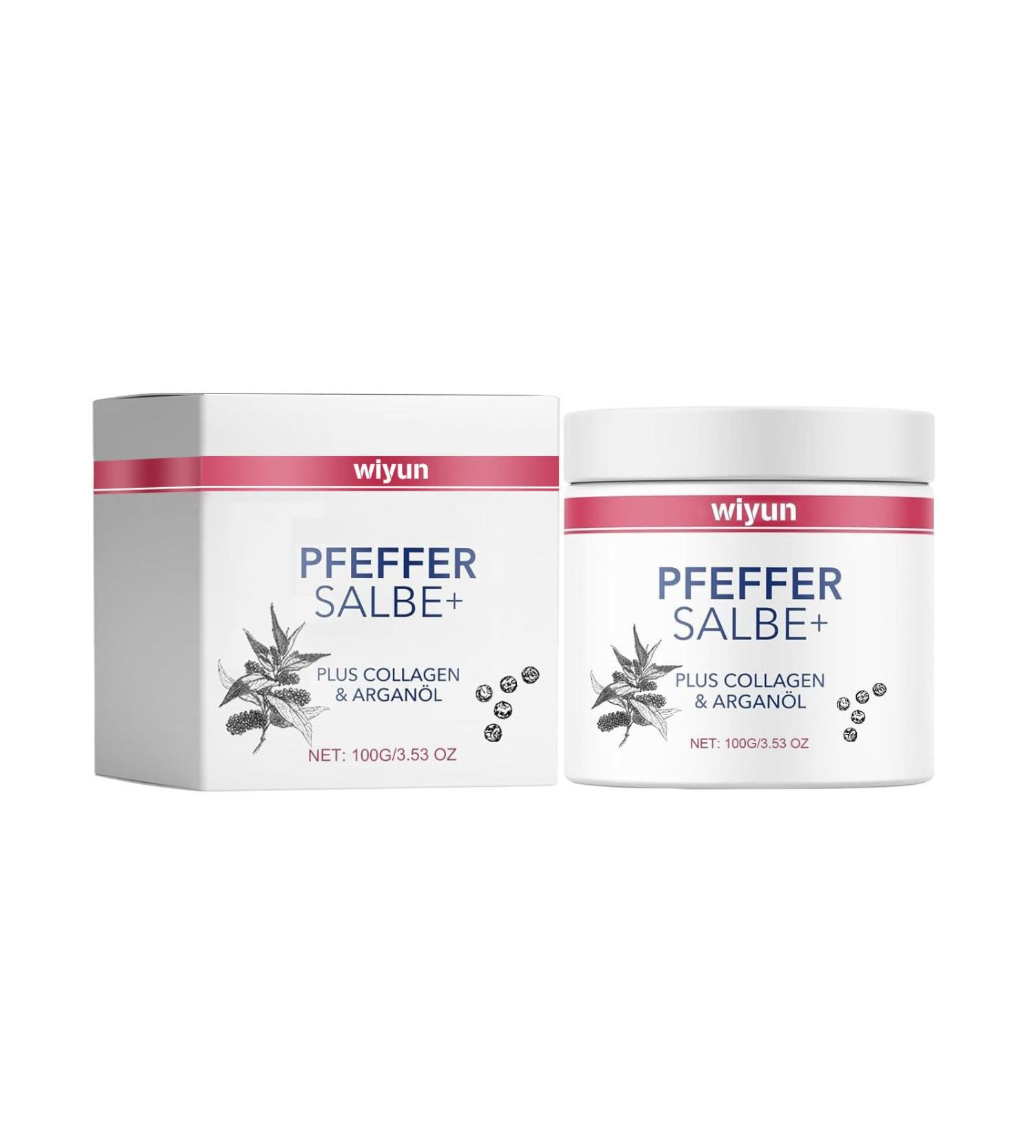 Pepper Ointment Plus - Active Browning Ointment with Collagen & Argan Oil for All Skin Types - 100ml - Buy Online on GoSupps.com