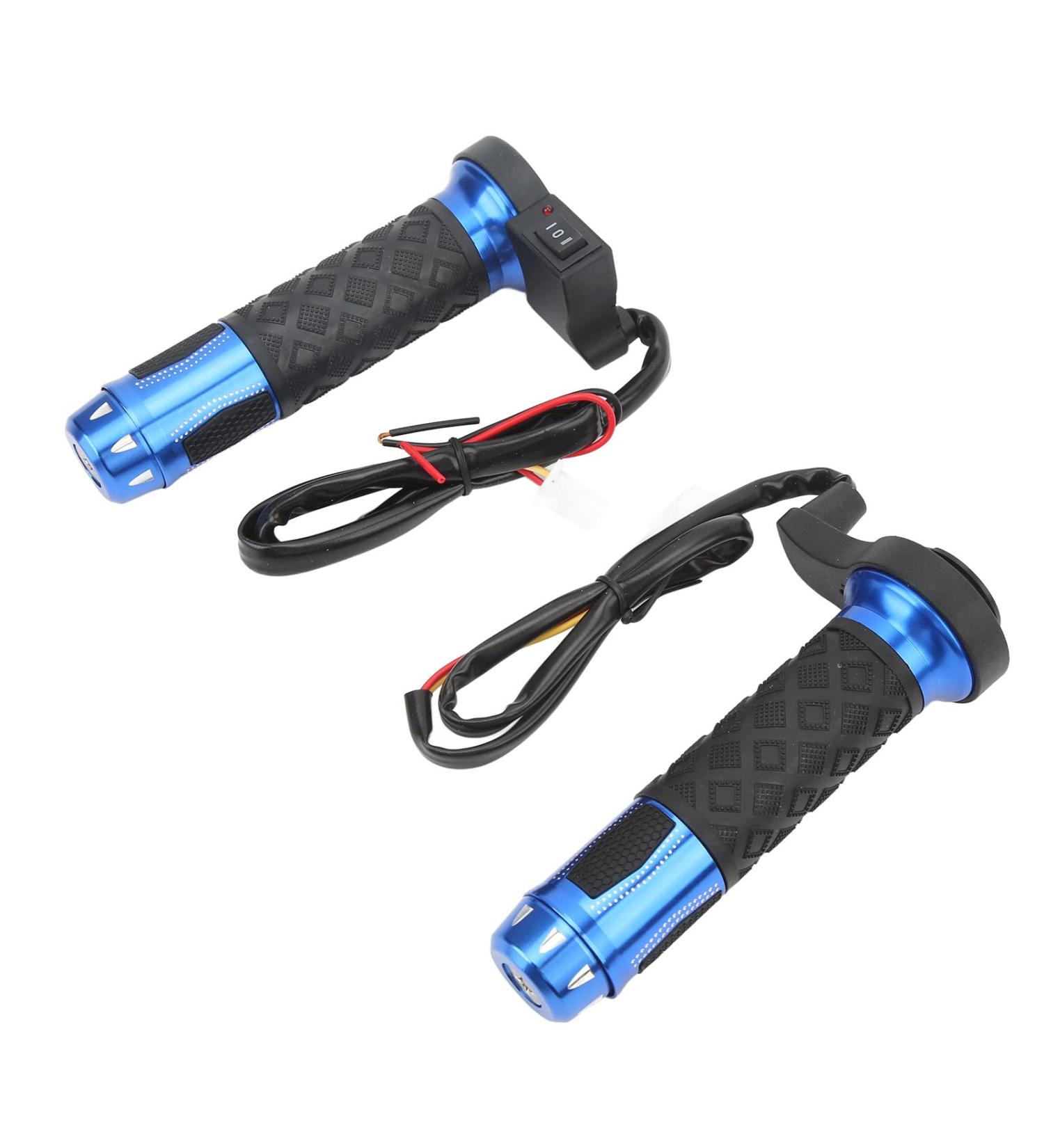 Weikeya Heated Hand Grips - Waterproof Dustproof 12V ATV Heated Grips (Blue) | Ultimate Comfort for Your Ride - Buy Online on GoSupps.com