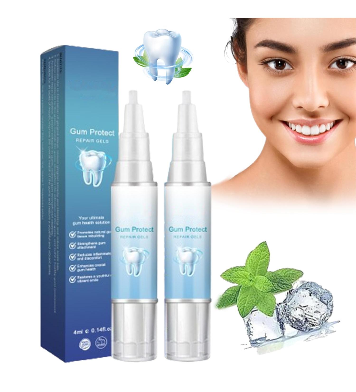 Buy NESLEMY Gum Protection Therapy | Dental Gum Repair Gel & Tooth Whitening Pen (2PCs) - International Shipping Available - Buy Online on GoSupps.com
