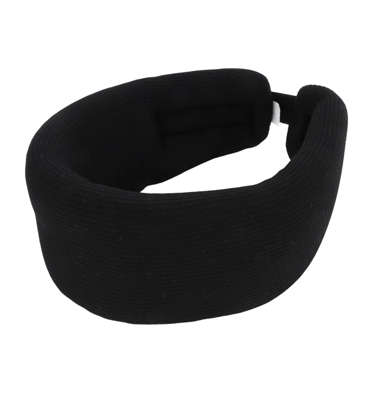 Adjustable RWUDV Neck Support | Soft Foam Neckrest for Pain Relief | Universal Fragrance | Black L 57-58cm | Ideal for Home Use - Buy Online on GoSupps.com