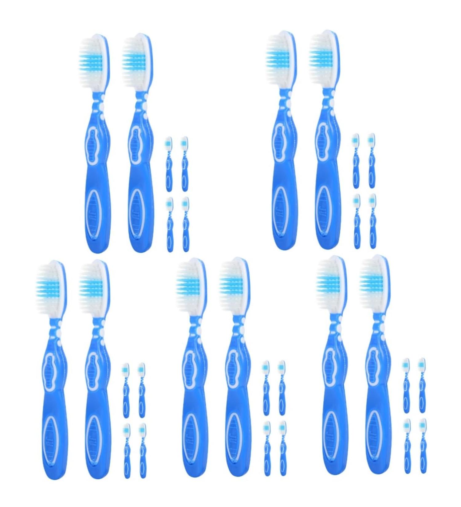 Buy Healvian Portable Toothbrush - 30 Pieces Mini Tooth Cleaning Tools for Travel & Home | Ideal for Prison Use - Buy Online on GoSupps.com