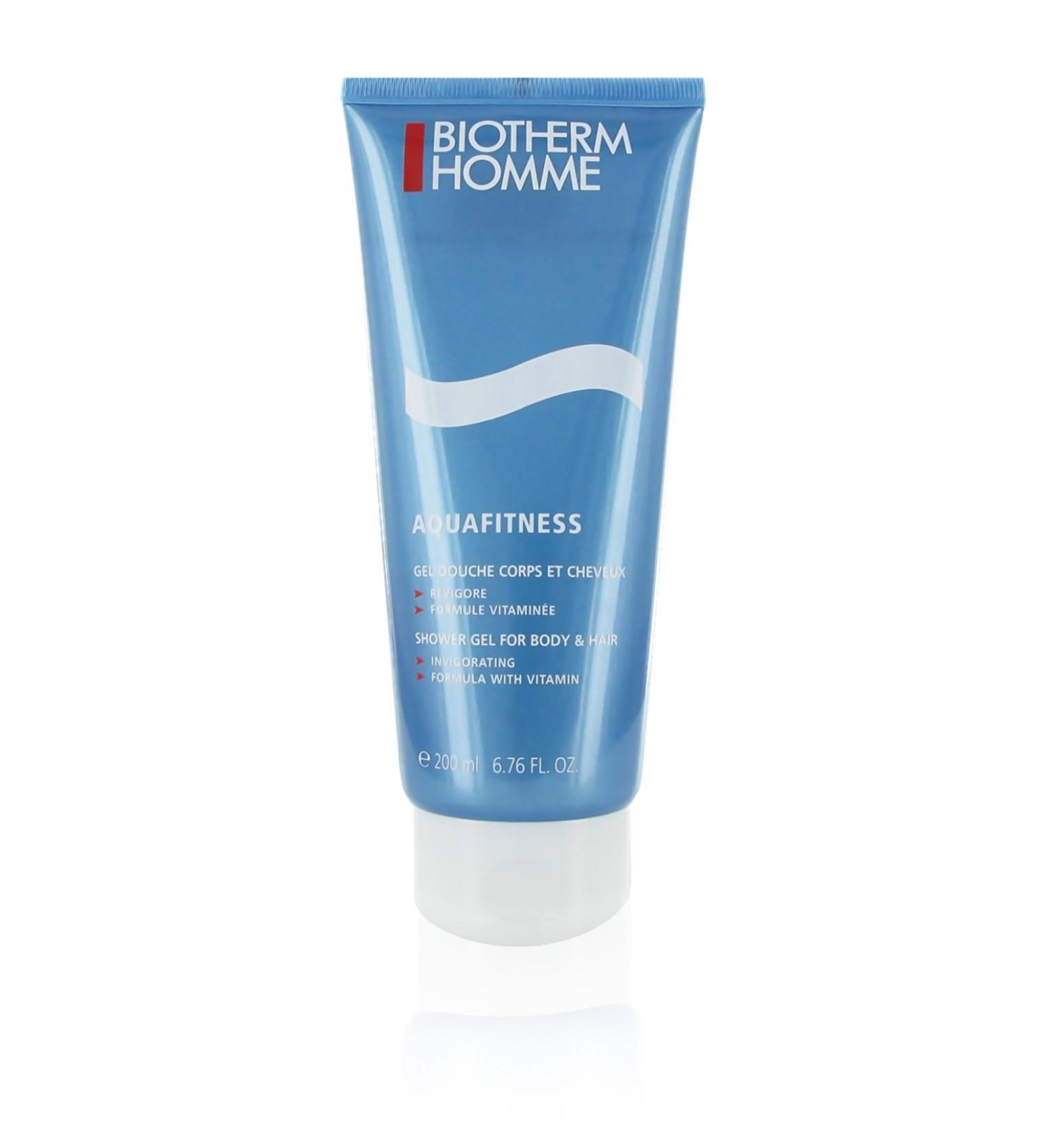 Biotherm Homme Aqua Fitness Body & Hair Shower Gel--200ml/6.76oz