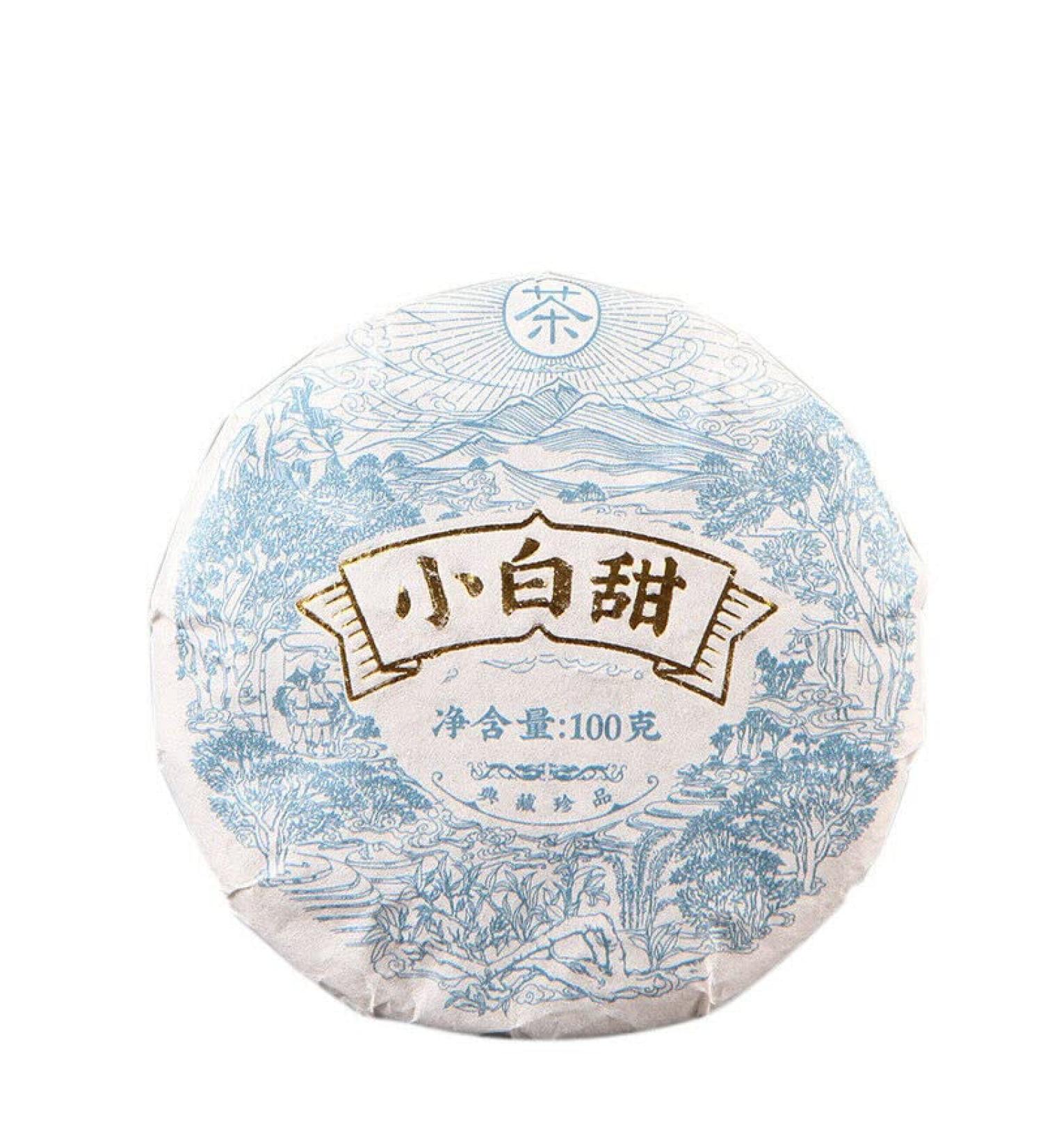 HELLOYOUNG 100g de th Pu'er original chinois au go t de th blanc sucr Th vert biologique au go t intense et l'arri re-go t sucr Th pu-erh Pu'er Tea - Buy Online on GoSupps.com