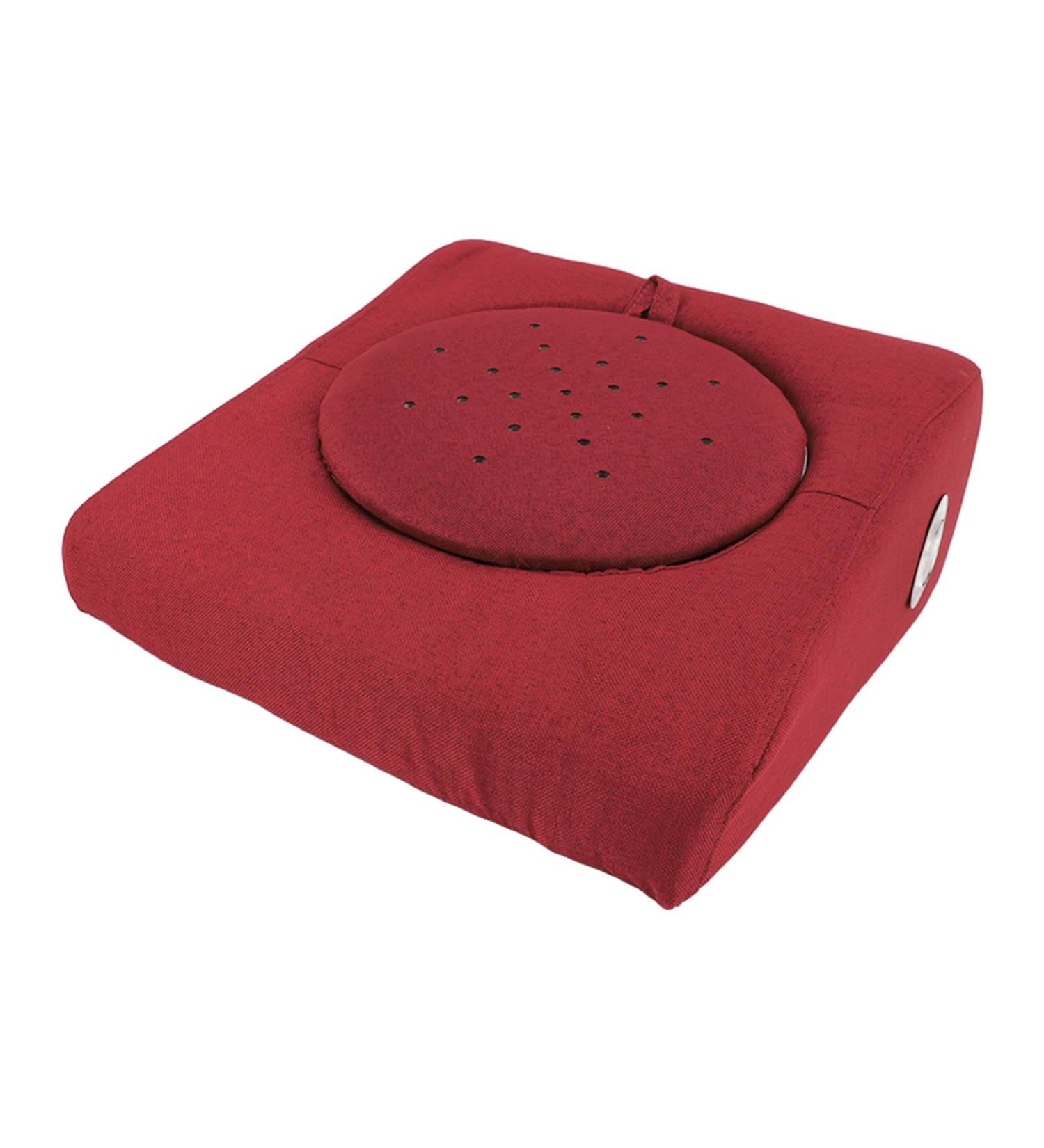 Moxibustion Stool & Pad Set - Adjustable Temperature Abdominal Smoke Control (Red) - Best for International Shipping - Buy Online on GoSupps.com