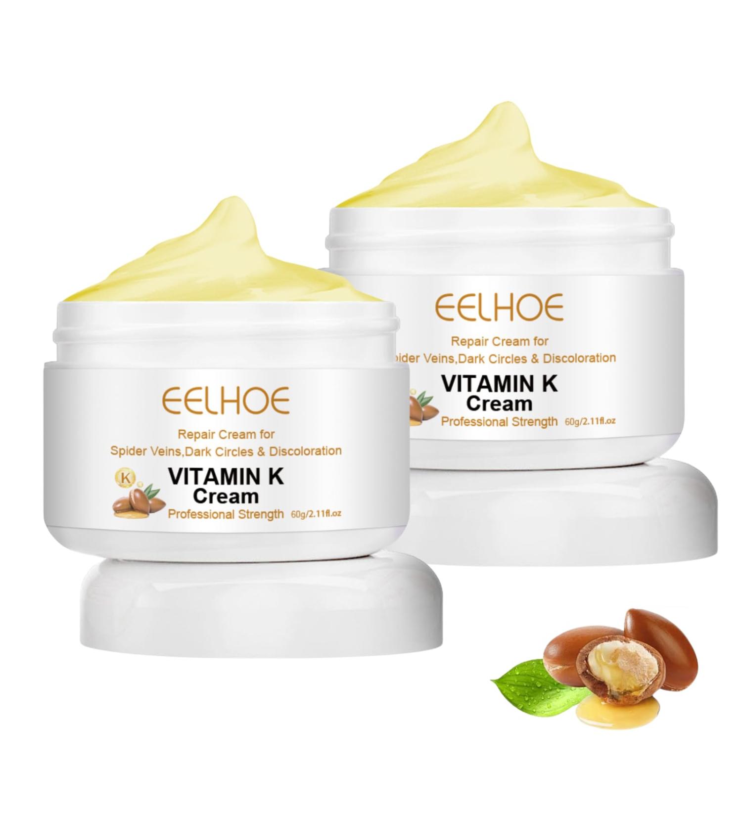 2PCS Varicose Veins Miracle Cream - Vitamin K Cream for Legs & Face Nourishing & Moisturizing for All Skin Types - Buy Online on GoSupps.com