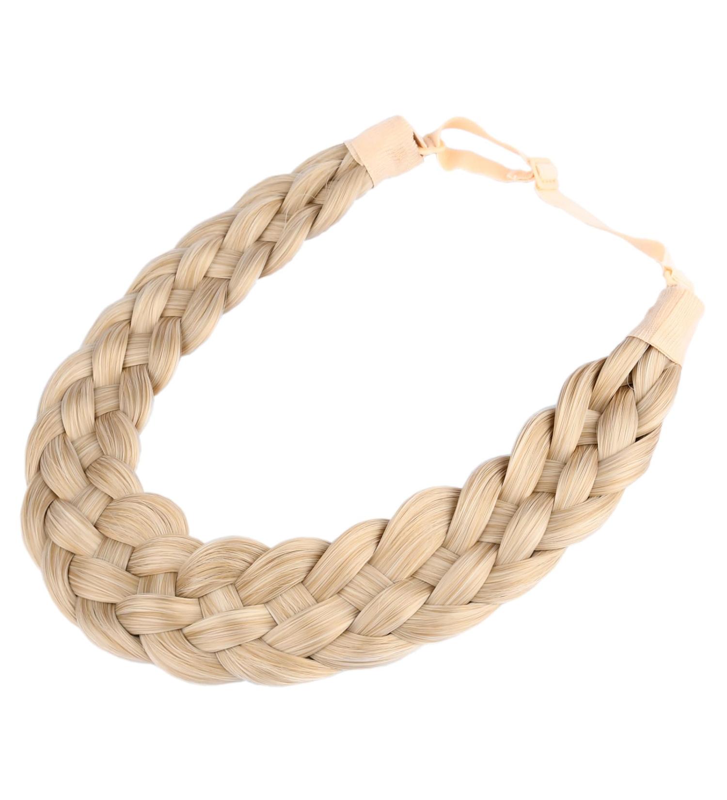 Gledola 5 Strands Synthetic Hair Braid Headband Hair Braided Headband for Women Girl (Honey Blonde) - Buy Online on GoSupps.com