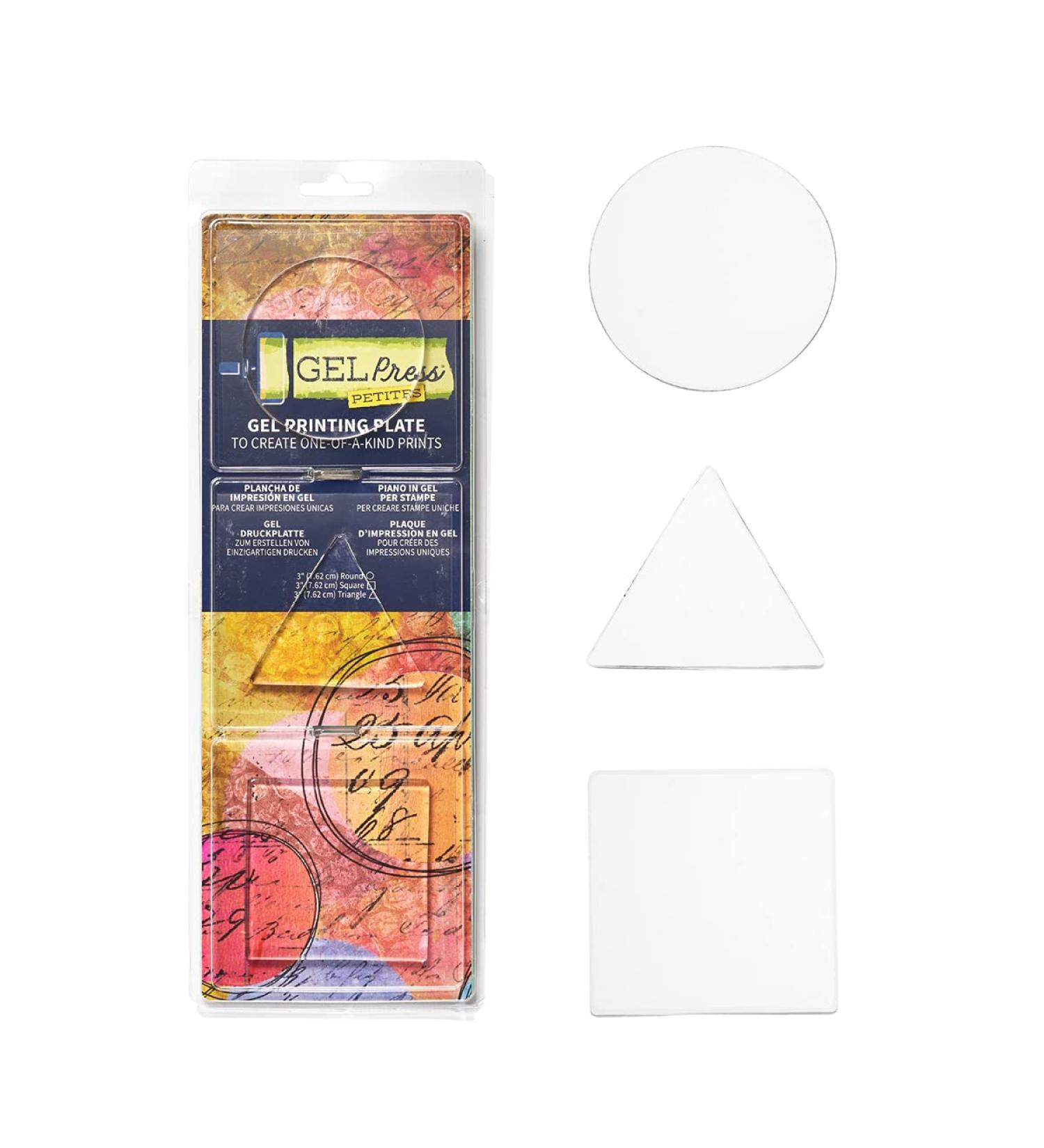 Gel Press Petites 3 Pack - Circle Triangle Square | 10812-CIR - Buy Online on GoSupps.com