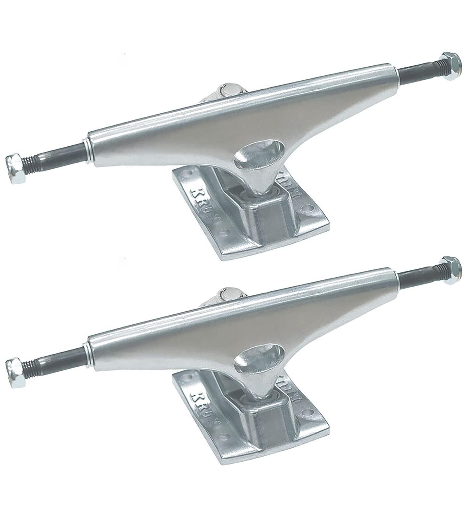 Krux K5 Polished Skateboard Trucks - Silver - 8.00"